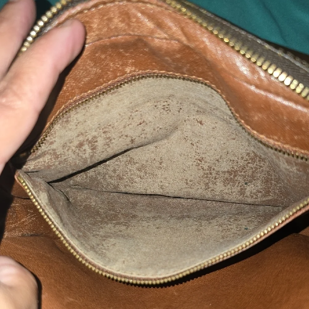 Authentic Vintage Louis Vuitton Jeune Fille MM Monogram Tan&Brown Crossbody Bag